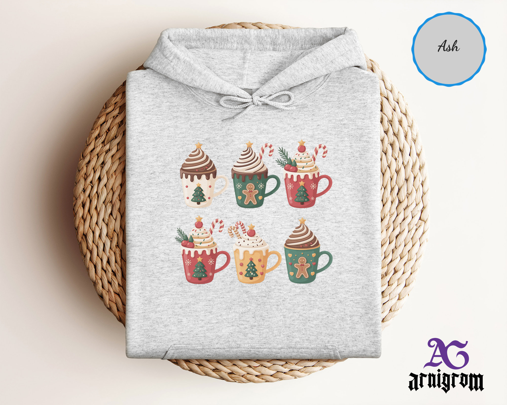 Festive hot chocolate mug bundle clothing